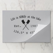 レイクハウスエッツ。年のカスタム座標追加n ペーパーパッド (折り畳み)