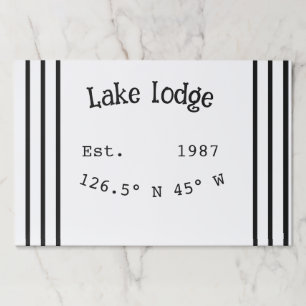 レイクハウスエッツ。年のカスタム座標追加n ペーパーパッド