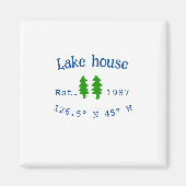 レイクハウスエッツ。年のカスタム座標追加n マグネット (正面)