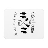 レイクハウスエッツ。年のカスタム座標追加n マグネット (横)