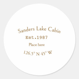 レイクハウスエッツ。年のカスタム座標追加n ラウンドシール