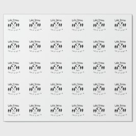 レイクハウスエッツ。年のカスタム座標追加n ラッピングペーパー