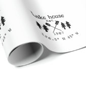 レイクハウスエッツ。年のカスタム座標追加n ラッピングペーパー (ロールコーナー)