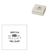 レイクハウスエッツ。年のカスタム座標追加n ラバースタンプ (押印)