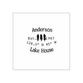 レイクハウスエッツ。年のカスタム座標追加n ラバースタンプ (インプリント)