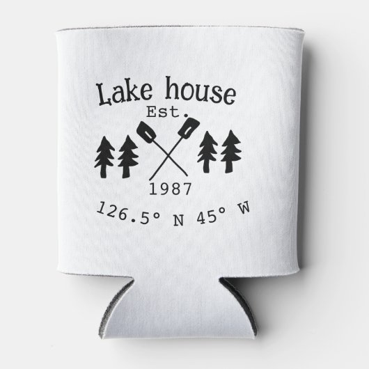 レイクハウスエッツ。年のカスタム座標追加n 缶クーラー (正面)