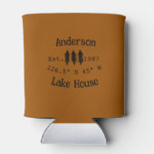 レイクハウスエッツ。年のカスタム座標追加n 缶クーラー (裏面)