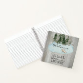 レイクハウスゲストコメントバケーションレンタルノート ノートブック (内部)