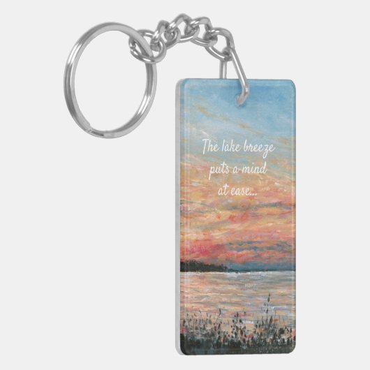 レイクハウスサンセットアートバケーションリゾートレンタル キーホルダー (正面左)