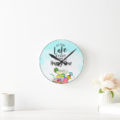 レイクハウスデコール ラウンド壁時計 (ホーム)