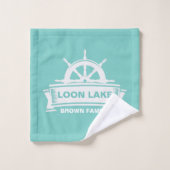 レイクハウスバケーションファミリーネーム バスタオルセット (ウォッシュタオル)