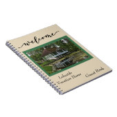 レイクハウスバケーションホームゲストブックサインイン ノートブック (右側)