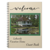 レイクハウスバケーションホームゲストブックサインイン ノートブック (正面)