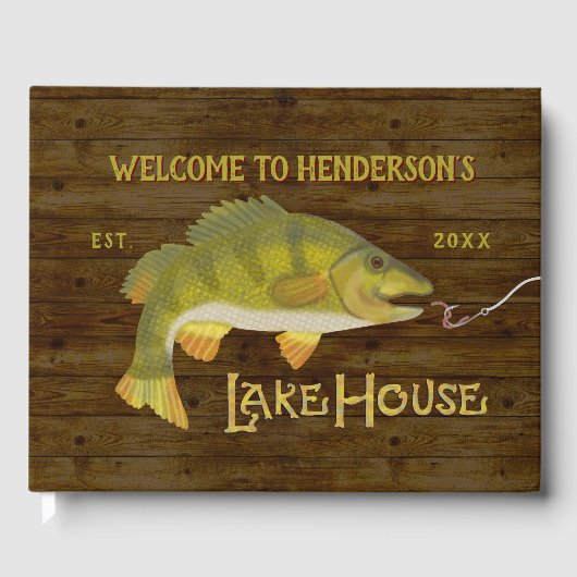 レイクハウスバケーションホームレンタル航海のバスフィッシュ ゲストブック (正面)