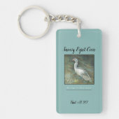 レイクハウスバケーションレンタルエグレットショアバード キーホルダー (正面)