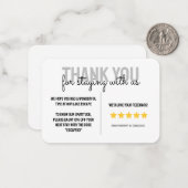 レイクハウスバケーションレンタルゲストサンキューカード ノートカード (正面/裏面インサイチュ)