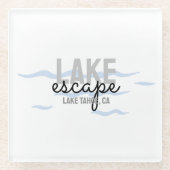 レイクハウスバケーションレンタルコースター ガラスコースター (正面)