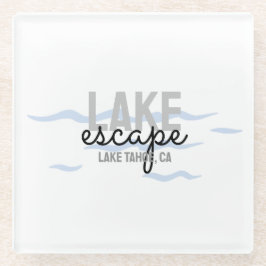 レイクハウスバケーションレンタルコースター ガラスコースター