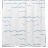 レイクハウスバケーションレンタル- シャワーカーテン (正面)