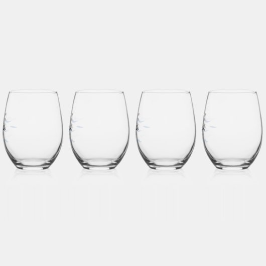 レイクハウスバケーションレンタル- ステムなしワイングラス (左)