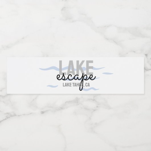 レイクハウスバケーション賃貸のウェルカムギフト - ペットボトルラベル (シングルラベル)