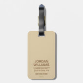 レイクハウスパターン ラゲッジタグ (裏面縦)