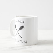 レイクハウスパーソナライズされた コーヒーマグカップ (正面左)