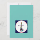 レイクハウスパーティの招待状オリジナルウォーターカラー 招待状 (裏面)