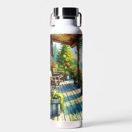 レイクハウスビュー |湾を見渡せるデッキ ウォーターボトル