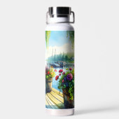 レイクハウスビュー |湾を見渡せるデッキ ウォーターボトル (背面)