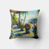 レイクハウスビュー |湾を見渡せるデッキ クッション (裏面)