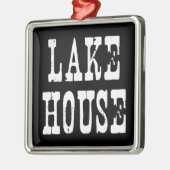 レイクハウスブラック メタルオーナメント (左)