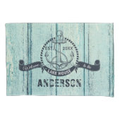 レイクハウスブルーウッドへようこそ 枕カバー (正面左)