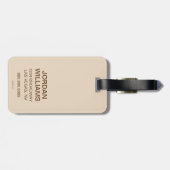 レイクハウスルール ラゲッジタグ (裏面横)