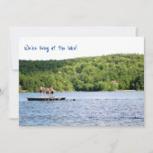 レイクハウス新しいアドレス写真のお知らせ 招待状 (正面)