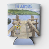 レイクハウス素朴をテーマにしたファミリー 缶クーラー (正面)