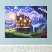 レイクハウス キャンバスプリント (インサイチュ (ウッドフロア))