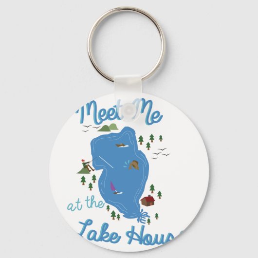 レイクハウス キーホルダー (正面)