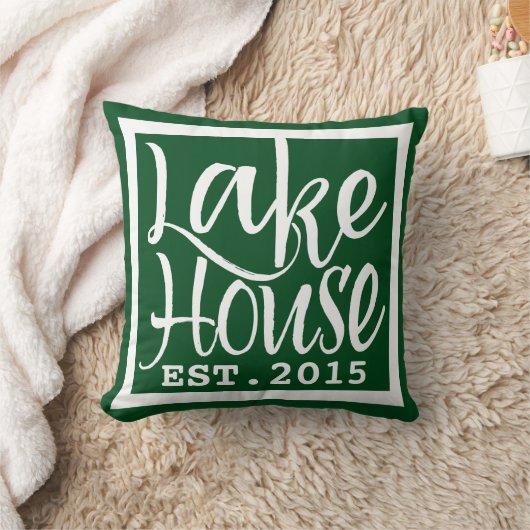 レイクハウス クッション (ブランケット)