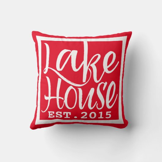 レイクハウス クッション (裏面)