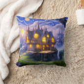 レイクハウス クッション (ブランケット)