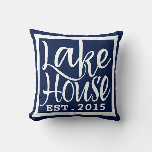 レイクハウス クッション (正面)