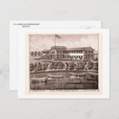 レイクハウス、ニュージャージー州スプリングレイク 1878年 ヴィンテージ ポストカード (正面/裏面)