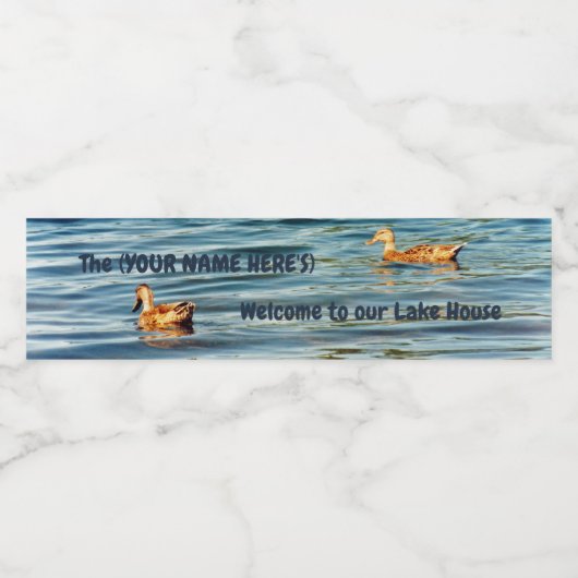 レイクハウス ペットボトルラベル (シングルラベル)