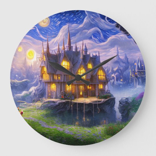 レイクハウス ラージ壁時計 (正面)