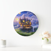 レイクハウス ラージ壁時計 (ホーム)