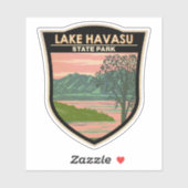 レイクハバス州パークトラベルアートヴィンテージ シール (シート)