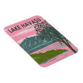 レイクハバス州パークトラベルアートヴィンテージ マグネット (右側)