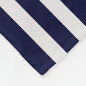 レイクハモダンウス名前をカスタムするスクリプト |ネイビーブルー フリースブランケット (角)