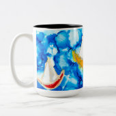 レイクハリエットがロビチュードソウルズマ絵を描グをセイルズ ツートーンマグカップ (左)